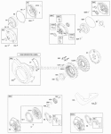 Part Location Diagram of 699661 Briggs and Stratton Guard-Flywheel